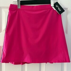 RLX Ralph Lauren Pleated Back Golf Pink 17” Skort Size Medium
